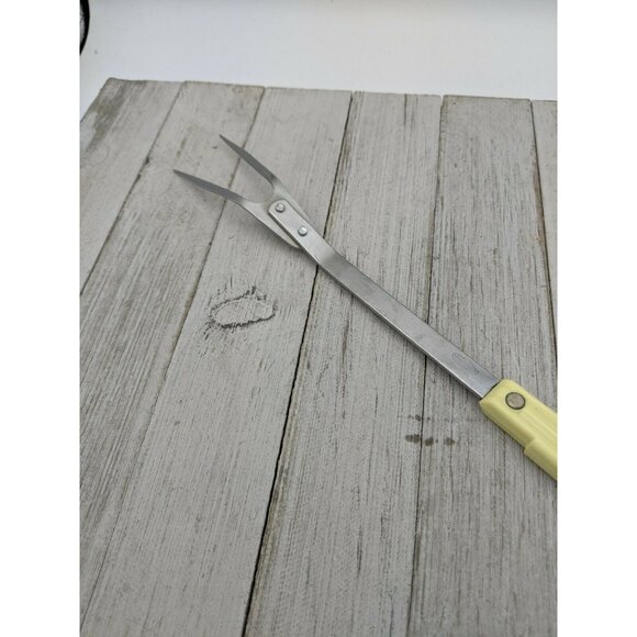 Vintage Sharpcutter Royal Stainless Steel Yellow Handle Meat Fork 12 1/4" - Picture 6 of 7